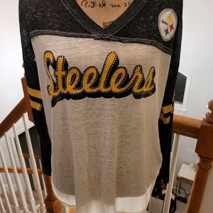 Steelers Ladies Tee Sz M